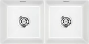 SystemCeram MERA TWIN-F/O GRONLAND 12 (biały połysk) (51620112) - Zlewozmywaki - miniaturka - grafika 1