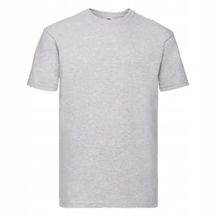 T-shirt Gruba Koszulka Męska 100% Bawełna Fruit Loom 610440 SZARY L - Koszulki męskie - miniaturka - grafika 1