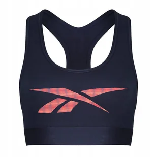 REEBOK Crop Top Damski F9584NV GRANATOWY BOBBIE L - Koszulki i topy damskie - miniaturka - grafika 1