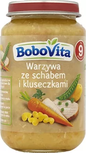 Bobovita obiadek warzywa ze schabem i klus - Desery dla dzieci - miniaturka - grafika 2