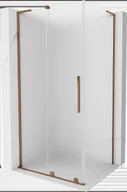 Kabiny prysznicowe - Mexen Velar L kabina prysznicowa rozsuwana 100x90 cm, szron, różowe złoto - 871-100-090-33-60 - miniaturka - grafika 1