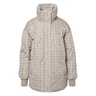 Kurtki damskie - Damska Kurtka ocieplana GUESS 4G LOGO PUFFER JACKET V4BL01WGLW2-F8LD – Brązowy - miniaturka - grafika 1