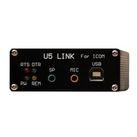 Akcesoria do krótkofalówek - U5 Link - Interfejs DIGI do emisji cyfrowych z CAT i CW do transceiverów ICOM DIN8 - miniaturka - grafika 1