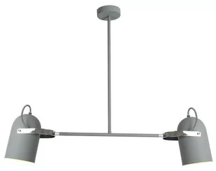 Candellux Lampa wisząca GRAY 2x40W szary 32-66510 - Lampy sufitowe - miniaturka - grafika 1