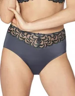 Majtki damskie - Triumph majtki damskie wysoki stan Modern Finesse Maxi szare rozmiar 46 - miniaturka - grafika 1