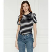 Koszulki i topy damskie - Tommy Hilfiger T-shirt | Slim Fit - miniaturka - grafika 1