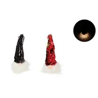 Ozdoby bożonarodzeniowe - Figurka tekstylna skrzat z led 6 x 20 cm mix - miniaturka - grafika 1