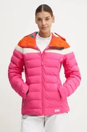 Kurtki i kamizelki sportowe damskie - Helly Hansen kurtka narciarska IMPERIAL PUFFY kolor różowy 65690 - miniaturka - grafika 1