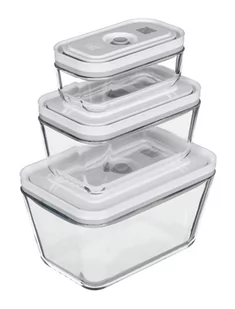 Zwilling Zwilling Fresh &amp;amp Save 3 Szt Białe Pojemniki Na Żywność Próżniowe Szklane - Pojemniki kuchenne - miniaturka - grafika 2