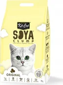 Żwirek dla kotów - Żwirek dla kota Kit Cat KIT CAT SOYA CLUMP - ŻWIREK SOJOWY ORIGINAL 7L / 2.5kg - miniaturka - grafika 1