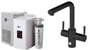 Zestaw INSINKERATOR HOT Bateria 4W1L czarny aksamit + chłodziarka, zbiornik i filtr 45356AW CCZ - Baterie kuchenne - miniaturka - grafika 1