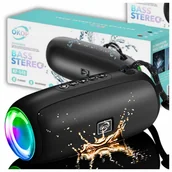Głośniki przenośne - Głośnik Okop Bluetooth Tuba Led Przenośny Bezprzewodowy Mocny Bas RGB - miniaturka - grafika 1