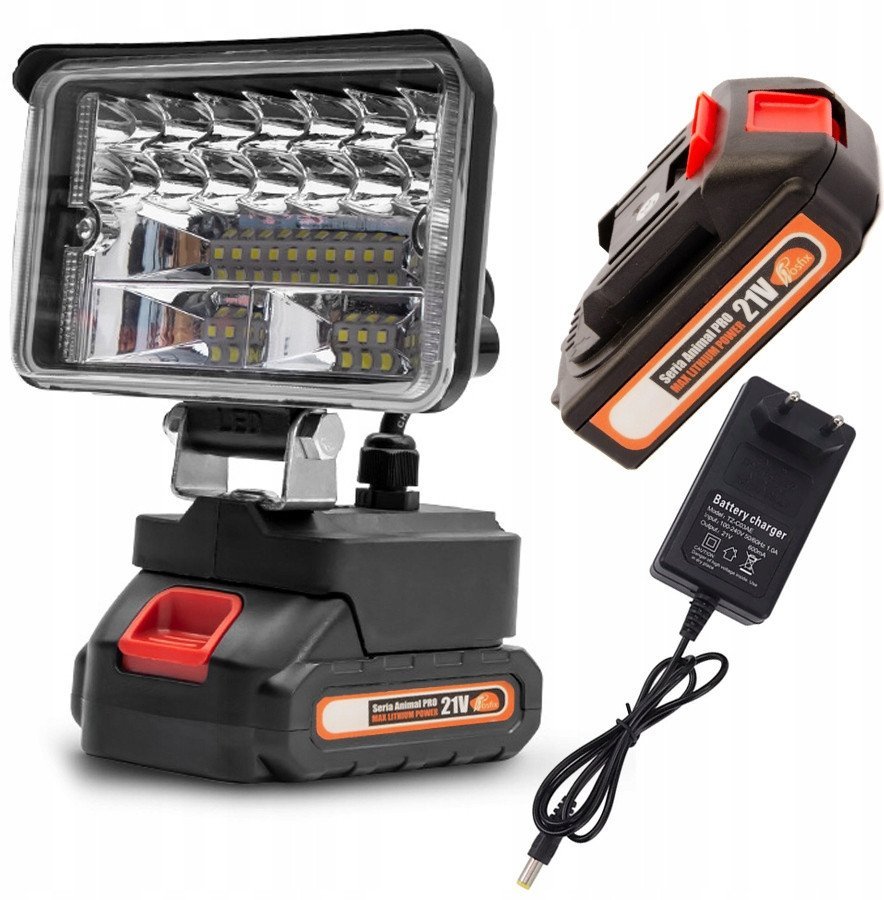 Rosfix Akumulatorowa lampa robocza 4 z 1 akumulatorem 1,5ah, Seria Animal Pro