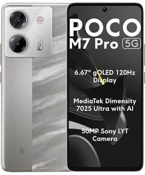 POCO M7 Pro 5G 12/256GB Srebrny