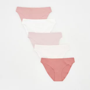 Reserved - Bawełniane majtki bikini 5 pack - Pink - Majtki damskie - miniaturka - grafika 1