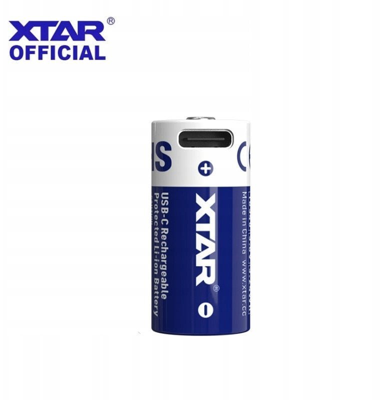 Akumulator 16340/R-CR123 3,7V Li-ion 900mAh USB-C z zabezpieczeniem