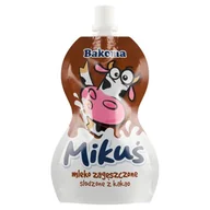 Mleko - Bakoma Mikuś Mleko zagęszczone słodzone z kakao 80 g - miniaturka - grafika 1
