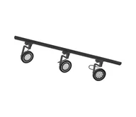 Lampy sufitowe - Zuma Line 3560 - Punktowe oświetlenie w systemie szynowym MASTER 3xGU10/15W/230V czarne - miniaturka - grafika 1