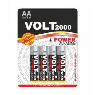 Baterie alkaliczne Volt2000 AA (R6) 4 szt. - Baterie i akcesoria - miniaturka - grafika 1