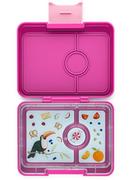 Lunch boxy - Śniadaniówka / lunchbox dziecięcy Yumbox Snack - malibu purple / tucan tray - miniaturka - grafika 1
