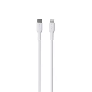 PURO ICON Soft Cable – Kabel USB-C do Lightning certyfikat MFi 1.5 m (White) - Pozostałe akcesoria do telefonów - miniaturka - grafika 2