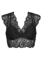 Biustonosze - Hunkemöller Biustonosz top Posie 302448 Czarny - miniaturka - grafika 1