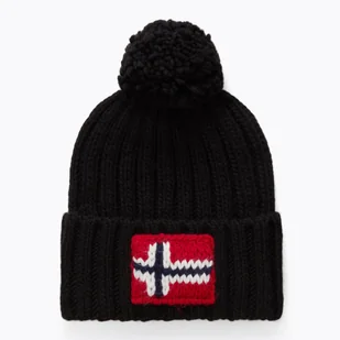 Czapka zimowa męska Napapijri Semiury 5 black - Czapki damskie - miniaturka - grafika 1