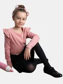 Rajstopy - Rajstopy z brokatem czarny 116-122 - miniaturka - grafika 1