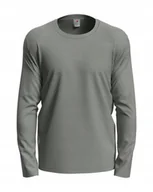 Koszulki męskie - Koszulka z długim rękawem Stedman Comfort-T Long Sleeve Grey Heather XXL - miniaturka - grafika 1
