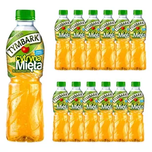 Tymbark Napój cytryna mięta 500 ml x12 sztuk - Soki i napoje niegazowane - miniaturka - grafika 1