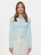 Bluzki damskie - Vero Moda Bluzka Carol 10300935 Niebieski Regular Fit - miniaturka - grafika 1