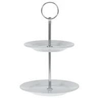 Tace i patery - Orion Patera 2-piętrowa na ciastka ciasta porcelanowa 150170 - miniaturka - grafika 1