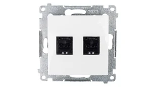 Kontakt Simon 54 BIAŁY GNIAZDO Komputer X2 (D62.01/11) - Gniazdka elektryczne - miniaturka - grafika 2