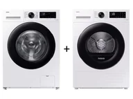 Zestawy AGD - SAMSUNG WW80CGC04DAE 8 kg 1400 obr EcoBubble + DV80CGC2B0AE Optimal Dry AI Control - miniaturka - grafika 1