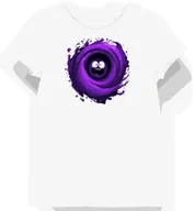 Koszulki i topy damskie - Koszulka damska biała z motywem fioletowego portalu Rika S - miniaturka - grafika 1