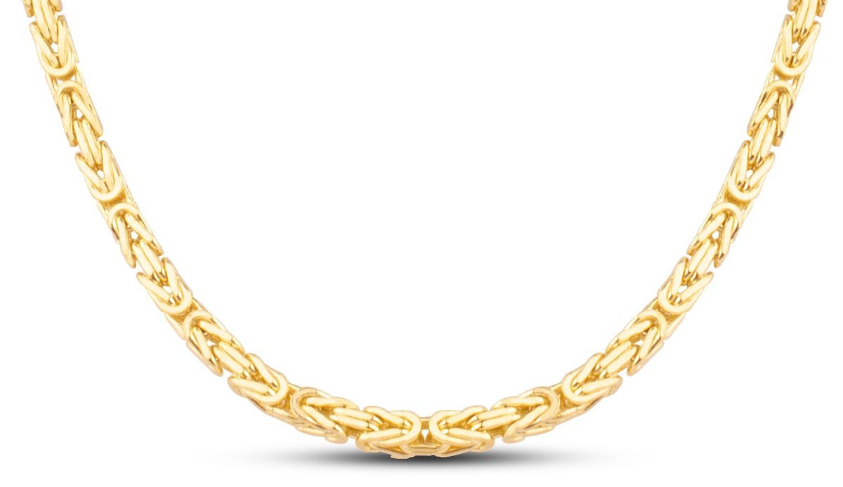 ZŁOTY BOGATY ŁAŃCUSZEK SPLOT KRÓLEWSKI 585