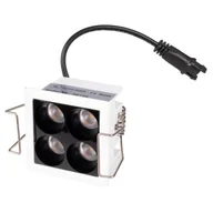 Lampy ogrodowe - Wpuszczana lampa kostka X-LINE H0135 Maxlight LED 5W 3000K sufitowa biały czarny - miniaturka - grafika 1