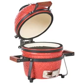 Grille - Mini grill węglowy KAMADO Ceramika Czerwony B650835 - miniaturka - grafika 1