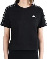 Koszulki i topy damskie - Kappa Kappa Inula T-Shirt 309090-19-4006 czarne L - miniaturka - grafika 1