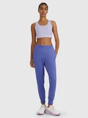 Spodnie sportowe damskie - 4F Spodnie treningowe szybkoschnące damskie - granatowe L - miniaturka - grafika 1