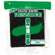Pasztet i przetwory mięsne - Glony do sushi Yaki Nori Green, prażone 50 arkuszy (125g) - Takaokaya - miniaturka - grafika 1