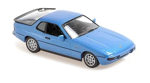 Porsche 924 1984 Blue Metallic 1:43 Minichamps - Samochody i pojazdy dla dzieci - miniaturka - grafika 1