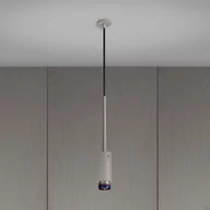 Lampy sufitowe - Lampa wisząca Exhaust Pendant Szara z paloną stalą - miniaturka - grafika 1