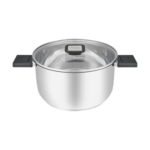 Resto Kitchenware Anser 4,4 l Okrągły Czarny, Stal nierdzewna - Garnki - miniaturka - grafika 1