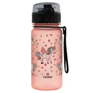 Shakery i bidony sportowe - ROCKLE Butelka Tritanowa dla Dzieci – Jednorożce 400 ml - miniaturka - grafika 1