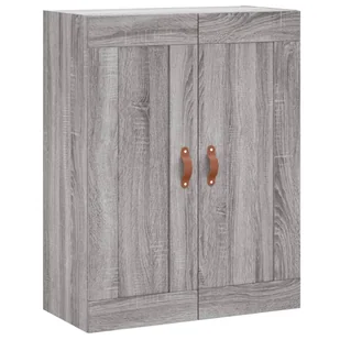Witrynka szary dąb sonoma 69,5x34x180cm materiał drewnopochodny Lumarko! - Witryny Witrynka szary dąb sonoma 69,5x34x180cm materiał drewnopochodny Lumarko! - Witryny - miniaturka - grafika 6