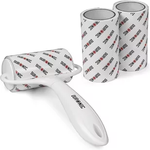 Golarka do ubrań Duronic ROLL1X2- Jedna rollerka ręczne i 2 wkłady do rolki Duronic | 60 listków na jedną rolkę | do usuwania kłaczków z tkanin i odzieży, usuwają si.. - Golarki do ubrań - miniaturka - grafika 1
