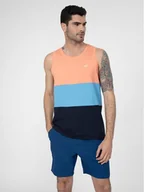 Koszulki męskie - 4F T-Shirt 4FSS23TTSHM352 Różowy Regular Fit - miniaturka - grafika 1