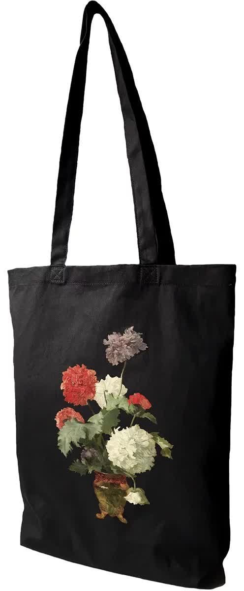 Torba bawełniana Peonie (maki) Anna Bilińska-Bohdanowiczowa