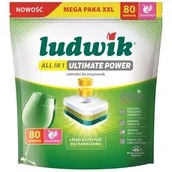 Akcesoria i części do zmywarek - Tabletki do zmywarek LUDWIK All In One Ultimate Power Grapefruit - 80 szt. - miniaturka - grafika 1